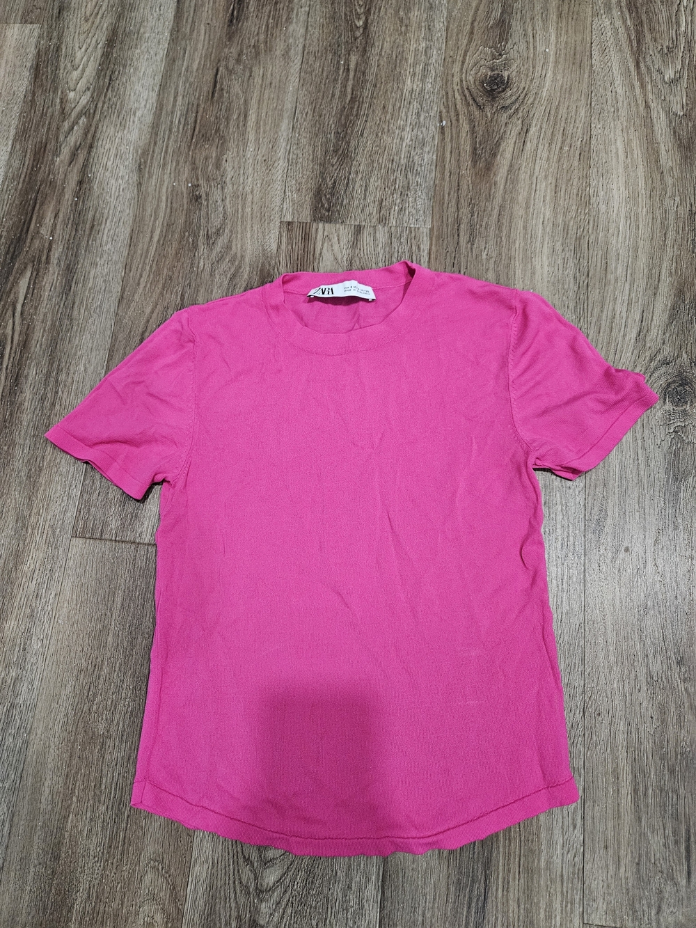 ZARA Bright Hot Pink Women's Tank Top